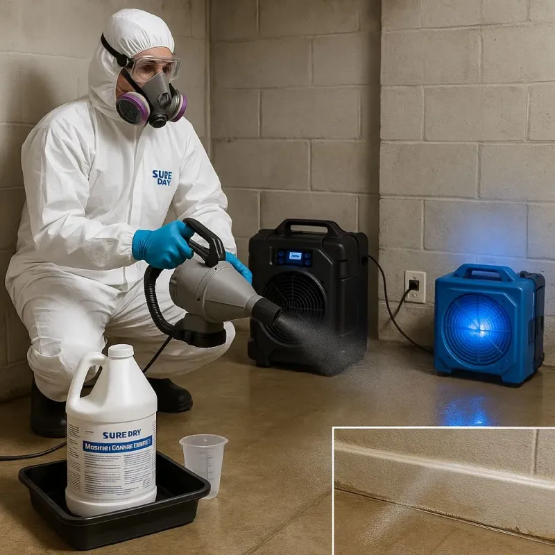 Sanitization and Odor Removal process in Oakwood, IL