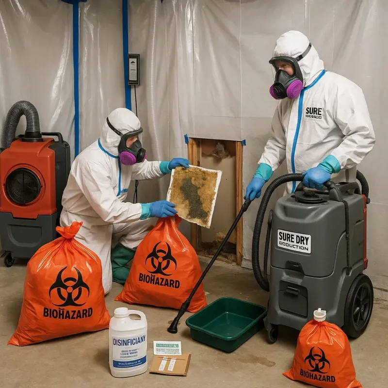 Contaminated Water Handling Protocols process in Oakwood, IL