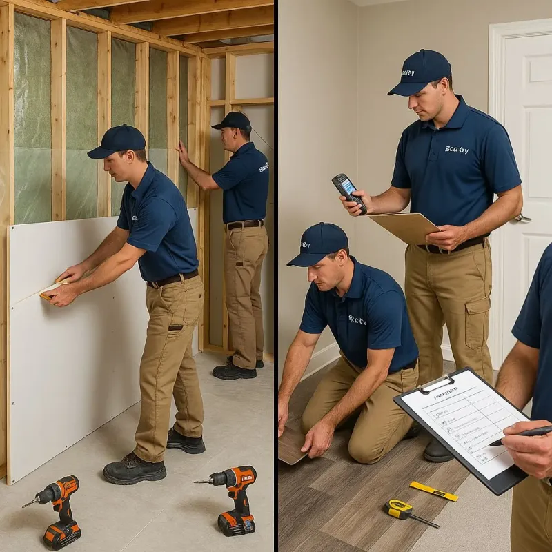 Repairs and Reconstruction process in Oakwood, IL