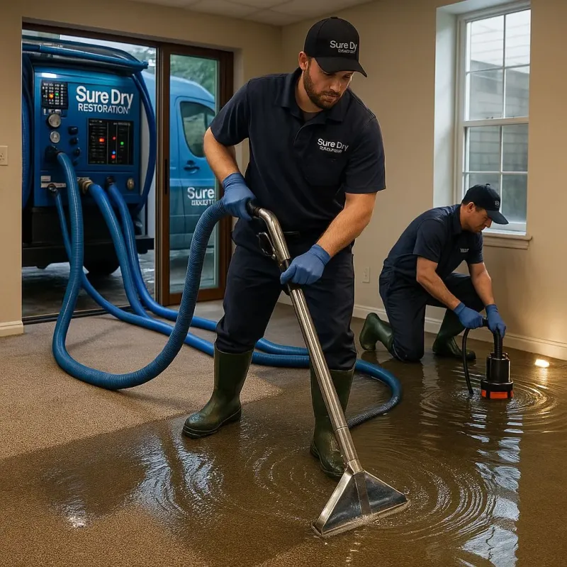 Water Extraction and Removal process in Oakwood, IL